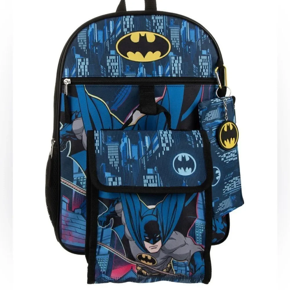 Batman 5 piece backpack set‎